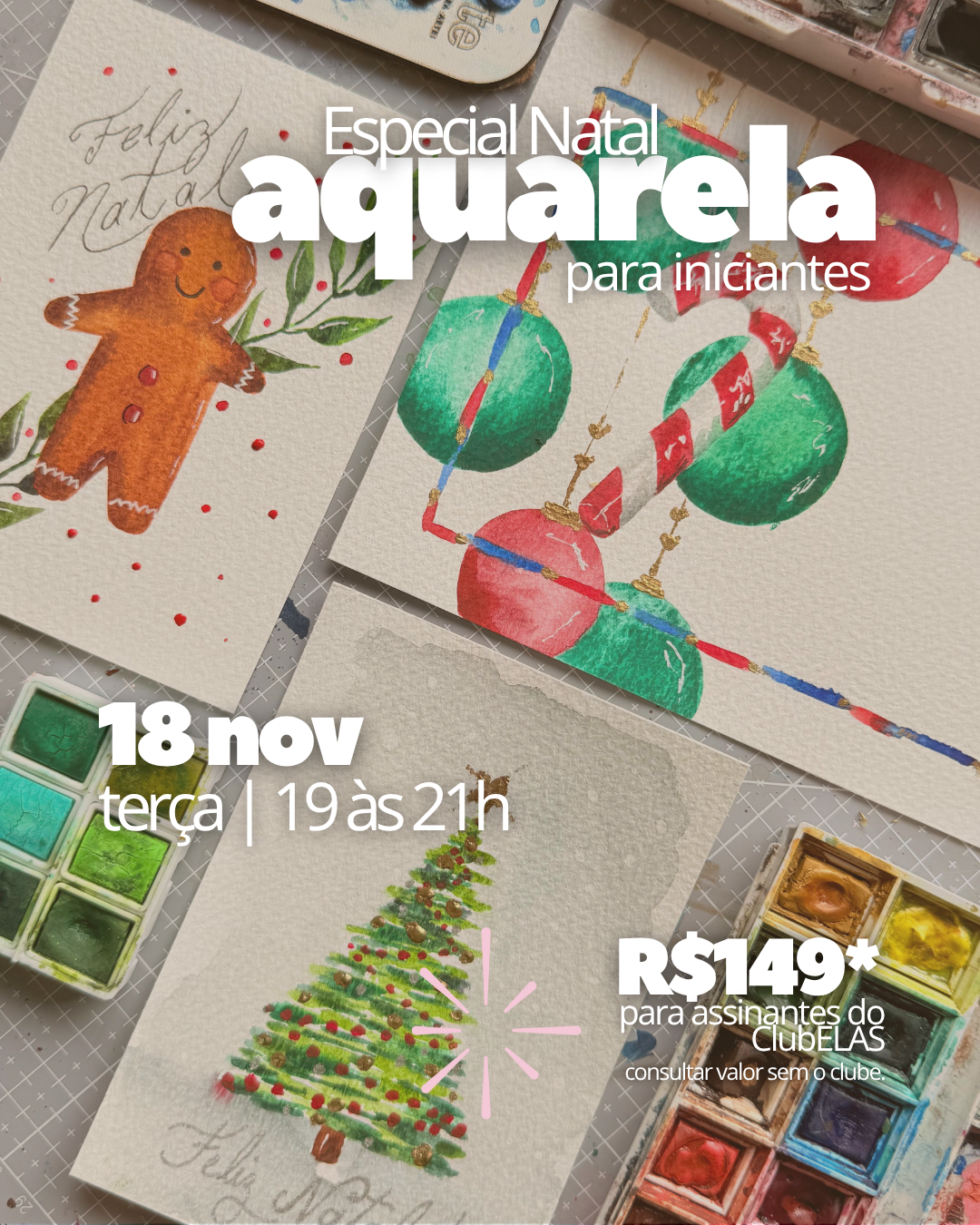 Aquarela para Inciantes - Especial Natal - Rô Jaworski