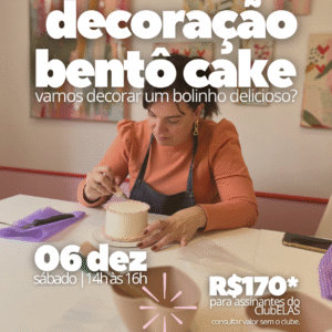 Decoração de Bentô Cake - Fran Peachsserie