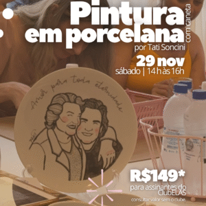 Pintura em Porcelana com Caneta - Tati Soncini
